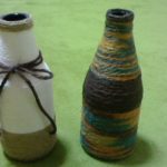 毛糸花瓶